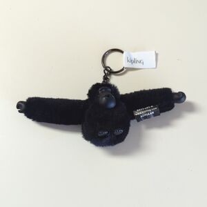 Kipling Black Gorilla Keychain Adriaan